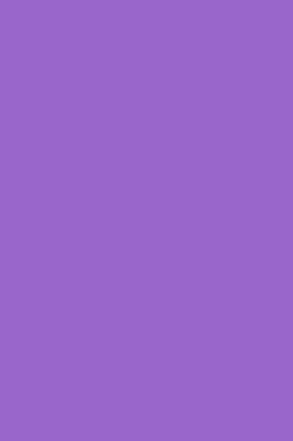 Cover of Journal Amethyst Color Simple Plain Amethyst Purple