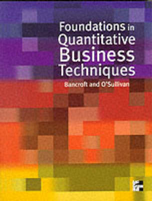 Book cover for Foundations In Quantitative Business Techniques