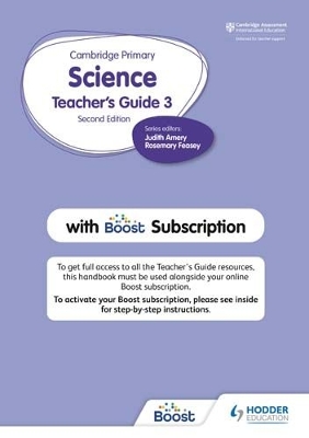 Book cover for Cambridge Primary Science Teacher's Guide Stage 3 with Boost Subscription