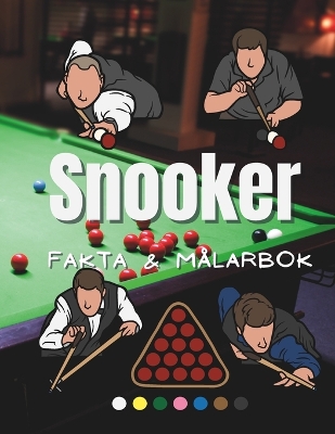 Book cover for Snookerfakta och målarbok