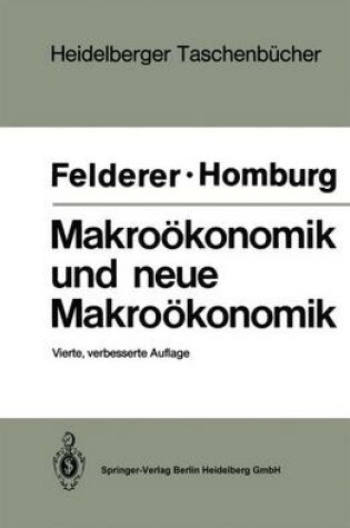 Cover of Makro Konomik Und Neue Makro Konomik
