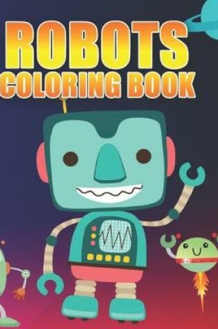 Cover of robots coloring book