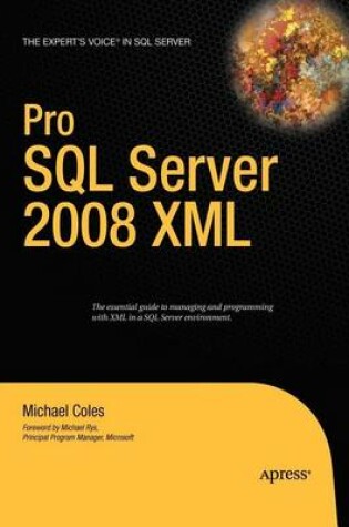 Cover of Pro SQL Server 2008 XML