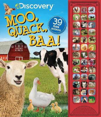 Book cover for Discovery: Moo, Quack, Baa!