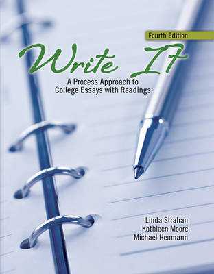 Book cover for Write It: A Process Approach to College Essays with Readings