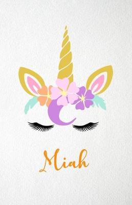 Book cover for Miah A5 Lined Notebook 110 Pages