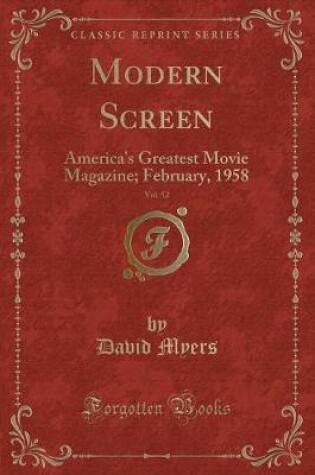 Cover of Modern Screen, Vol. 52