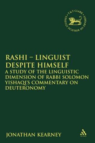 Cover of Rashi - Linguist despite Himself
