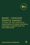 Book cover for Rashi - Linguist despite Himself