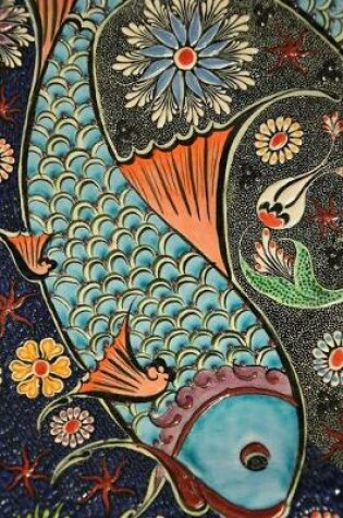 Cover of Blank Journal - Ceramic Tile Fish