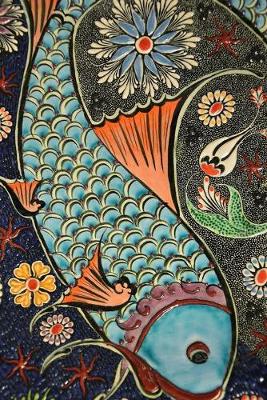 Book cover for Blank Journal - Ceramic Tile Fish