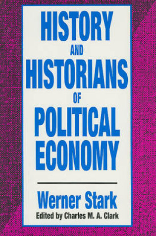 Cover of History and Historians of Political Economy