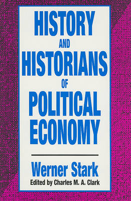 Book cover for History and Historians of Political Economy