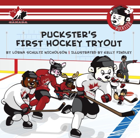 Book cover for Puckster's First Hockey Tryout
