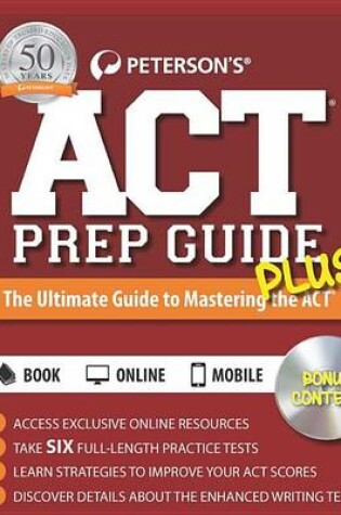 Cover of Peterson's ACT Prep Guide Plus