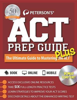Book cover for Peterson's ACT Prep Guide Plus