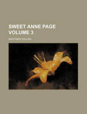 Book cover for Sweet Anne Page Volume 3