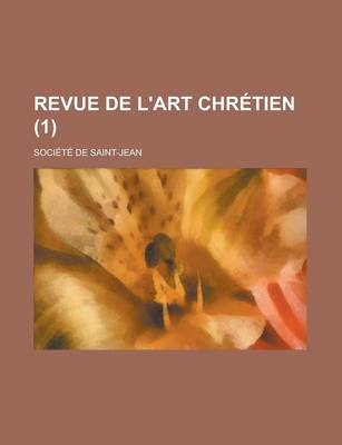 Book cover for Revue de L'Art Chretien (1)