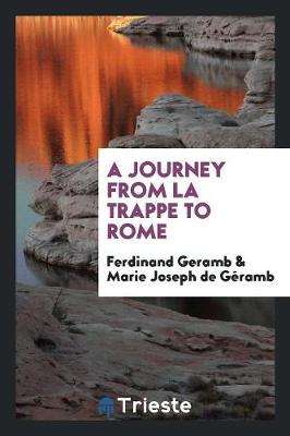 Book cover for A Journey from La Trappe to Rome
