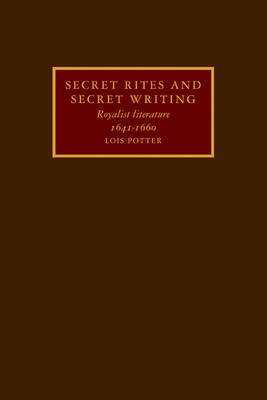 Book cover for Secret Rites and Secret Writing