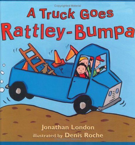 Book cover for A Truck Goes Rattley-Bumpa