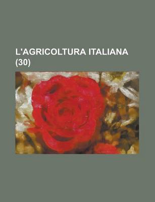 Book cover for L'Agricoltura Italiana (30 )