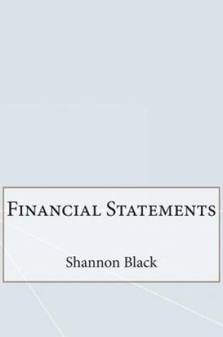 Cover of Financial Statements