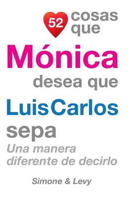 Cover of 52 Cosas Que Mónica Desea Que Luis Carlos Sepa