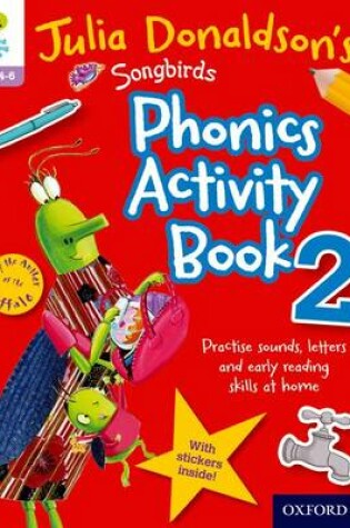 Cover of Julia Donaldson's Songbirds Phonics Activity Book 2