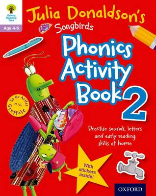 Cover of Julia Donaldson's Songbirds Phonics Activity Book 2
