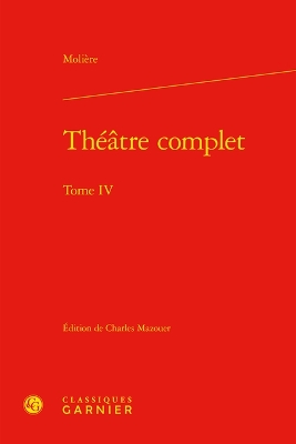 Book cover for Theatre Complet. Tome IV