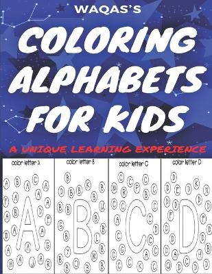 Book cover for Waqas`s Coloring Alphabets for Kids