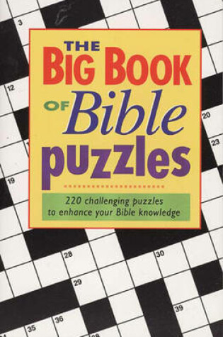 Cover of Big Book of Bible Puzzles
