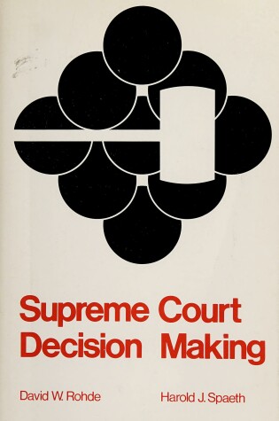 Cover of Supreme Court Decision Making