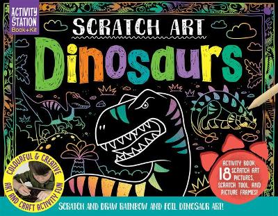 Book cover for Scratch Art Dinosaurs