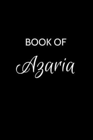 Cover of Book of Azaria