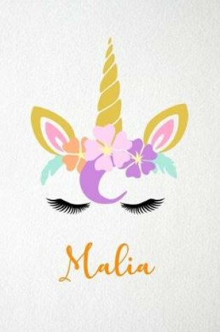 Cover of Malia A5 Lined Notebook 110 Pages