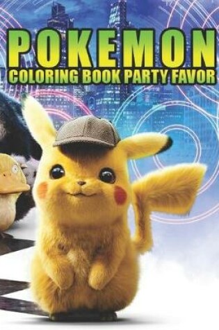 Cover of pokemon coloring book party favor