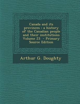 Book cover for Canada and Its Provinces