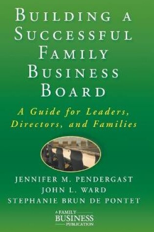 Cover of Building a Successful Family Business Board
