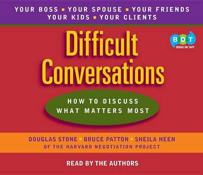 Book cover for Difficult Conversations