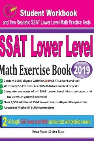 Cover of SSAT Lower Level Math Exercise Book