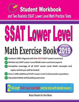 Book cover for SSAT Lower Level Math Exercise Book