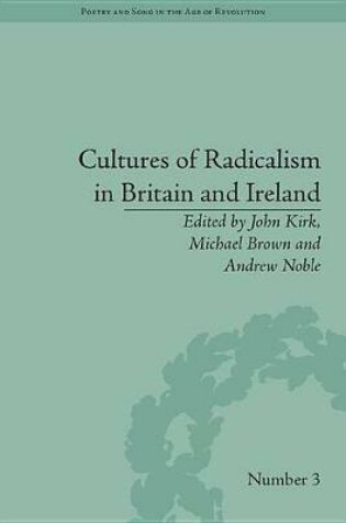 Cover of Cultures of Radicalism in Britain and Ireland