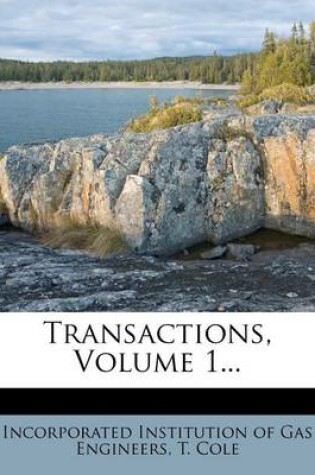 Cover of Transactions, Volume 1...