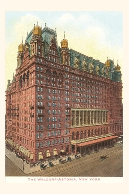 Cover of Vintage Journal Waldorf-Astoria Hotel, New York City