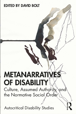 Cover of Metanarratives of Disability