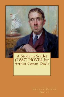 Book cover for A Study in Scarlet (1887) NOVEL by