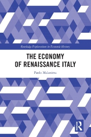 Cover of The Economy of Renaissance Italy