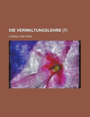 Book cover for Die Verwaltungslehre (7)